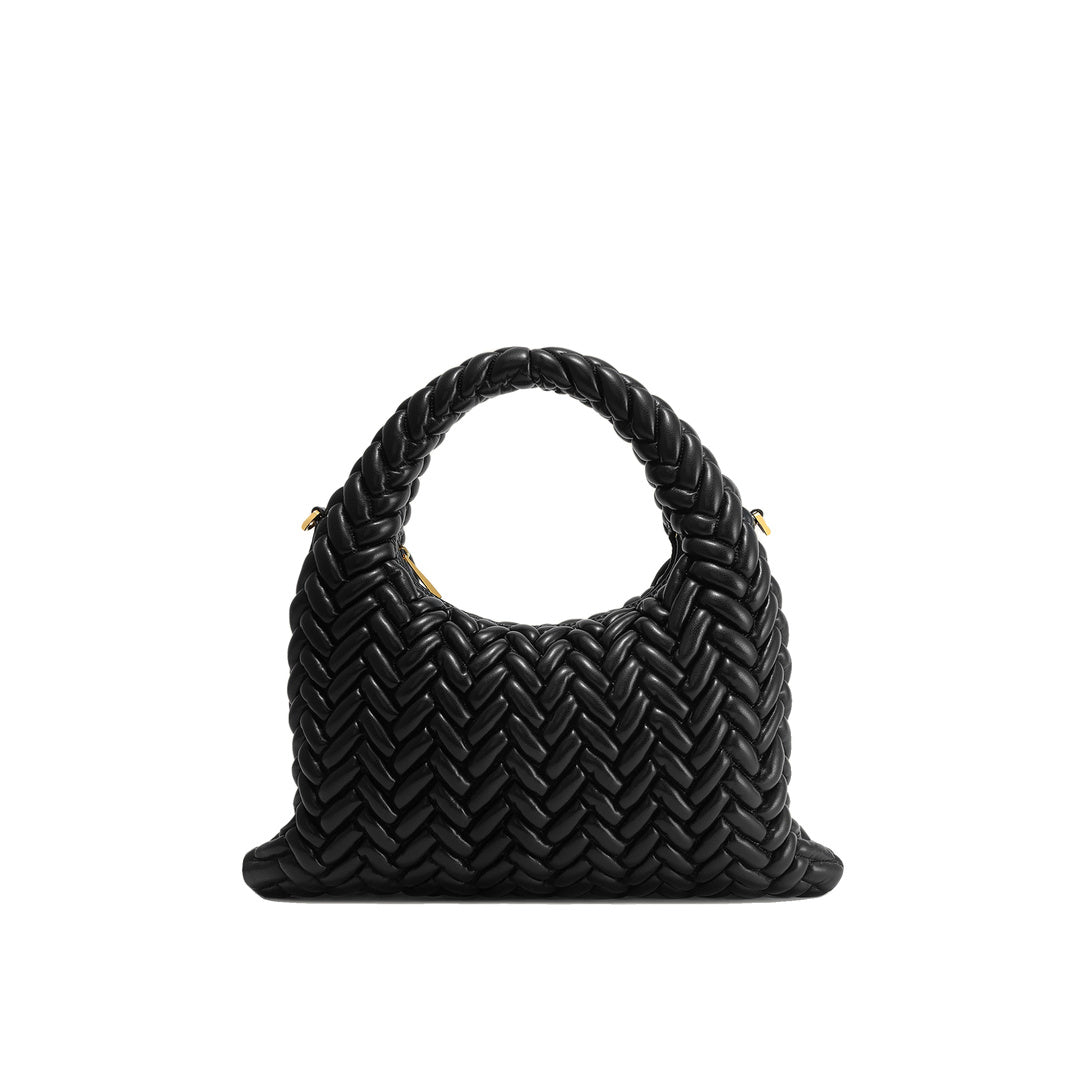 JW PEI Cora Quilting Handle Bag - Black