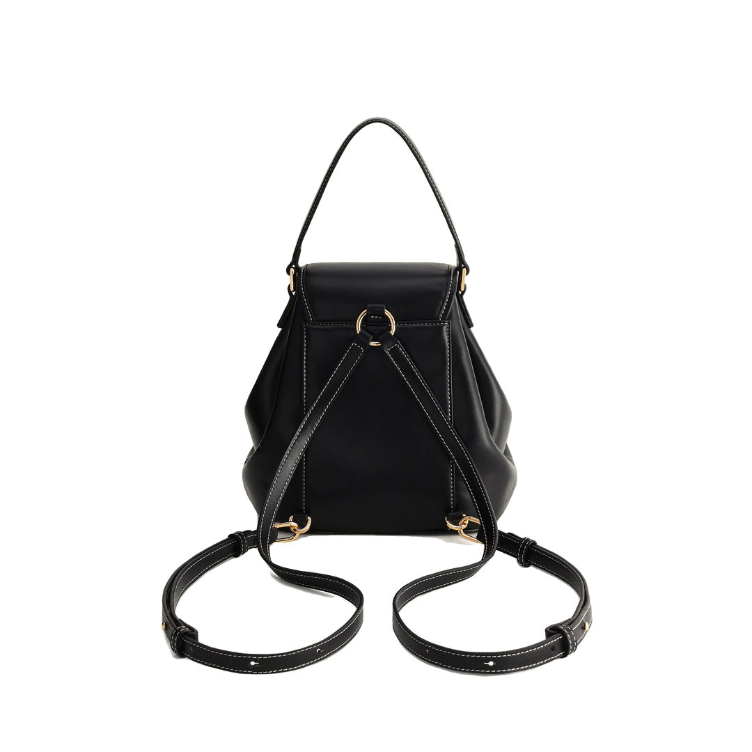 JW PEI Harper Buckle Pocket Backpack - Black