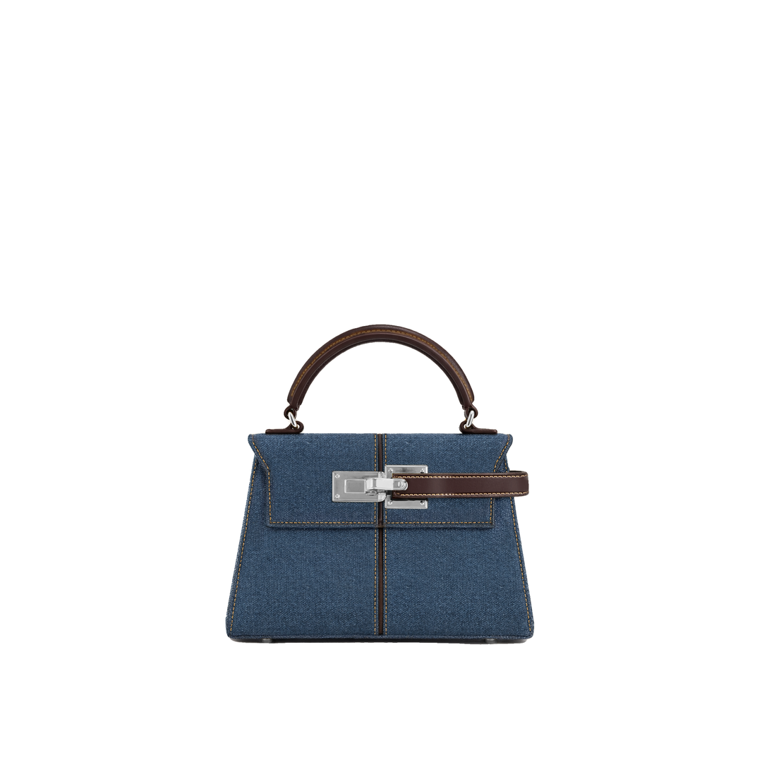 JW PEI Elise Top Handle Bag - Blue Denim
