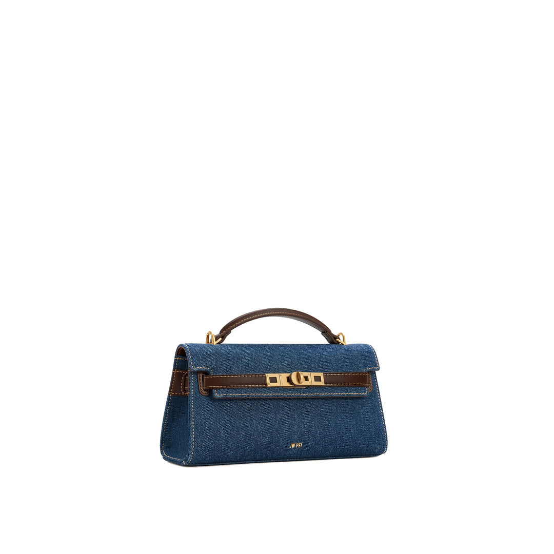 JW PEI Noor Top Handle Bag - Blue Denim