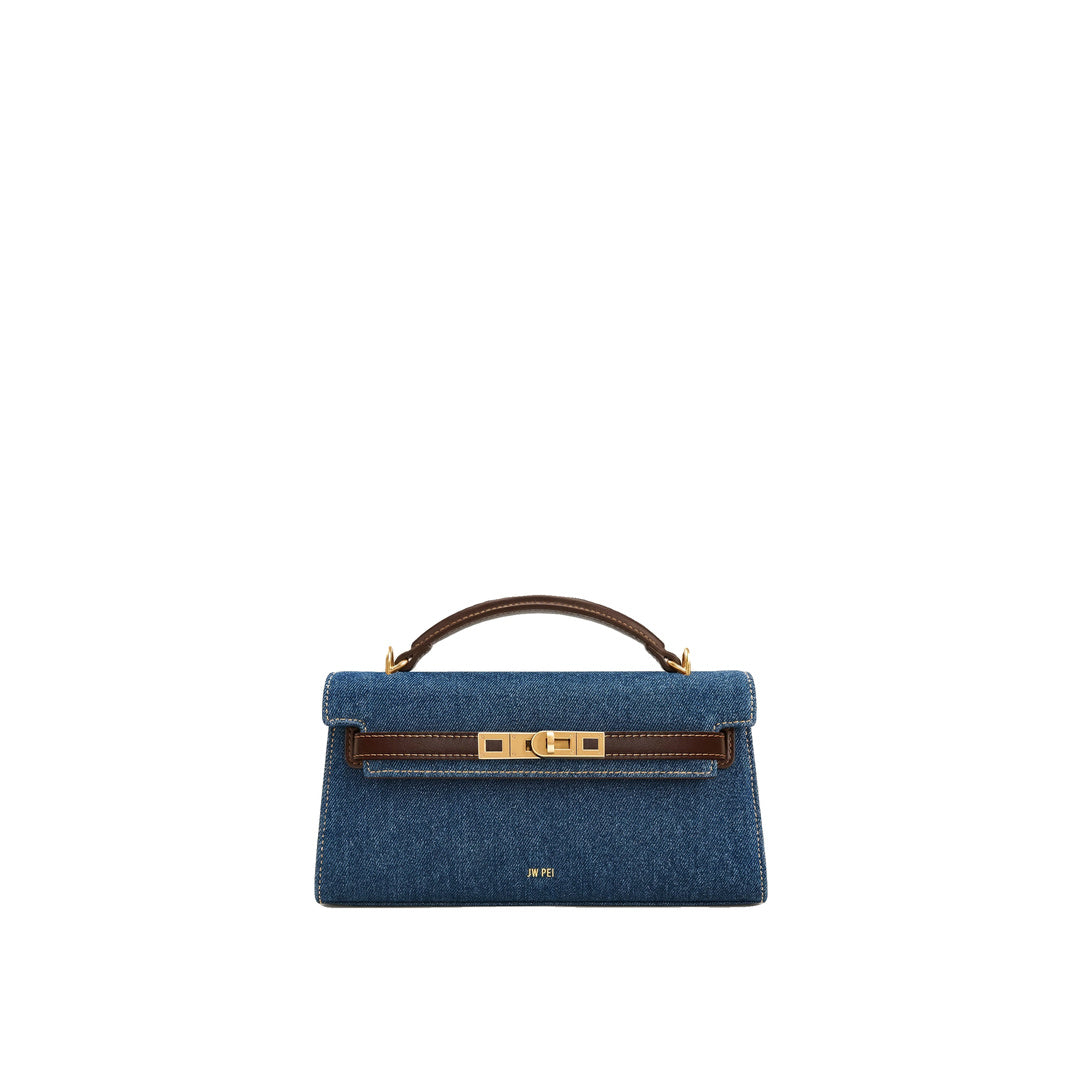 JW PEI Noor Top Handle Bag - Blue Denim