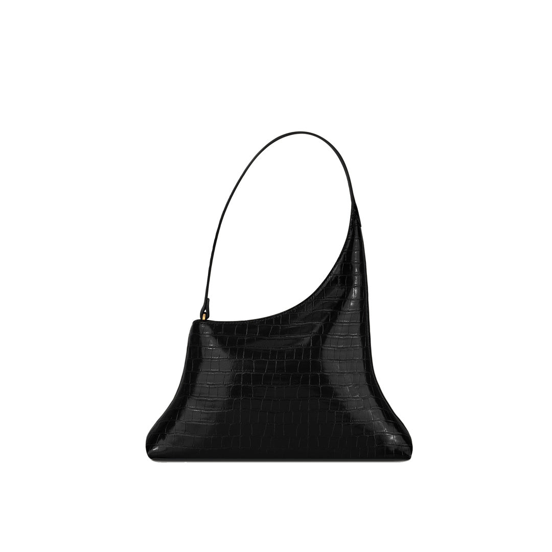 JW PEI Lyra Shoulder Bag - Black Croc