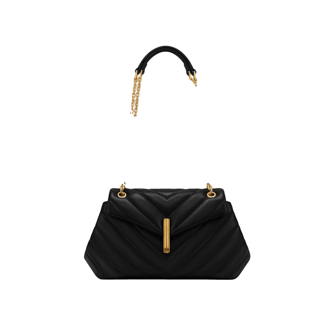JW PEI Valerie Quilted Chain Flap Shoulder Bag - Black