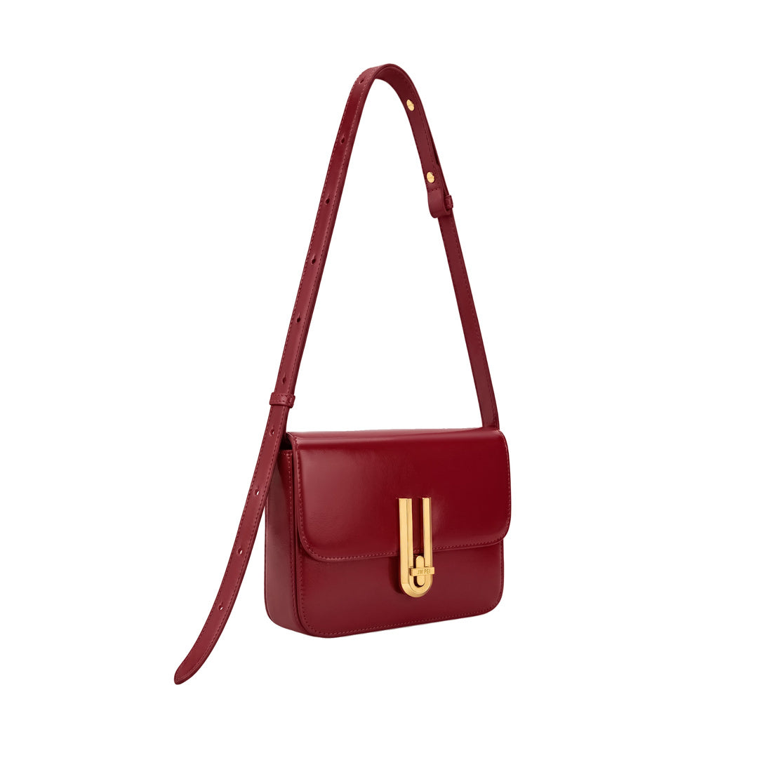 JW PEI Evania Lock Shoulder Bag - Red