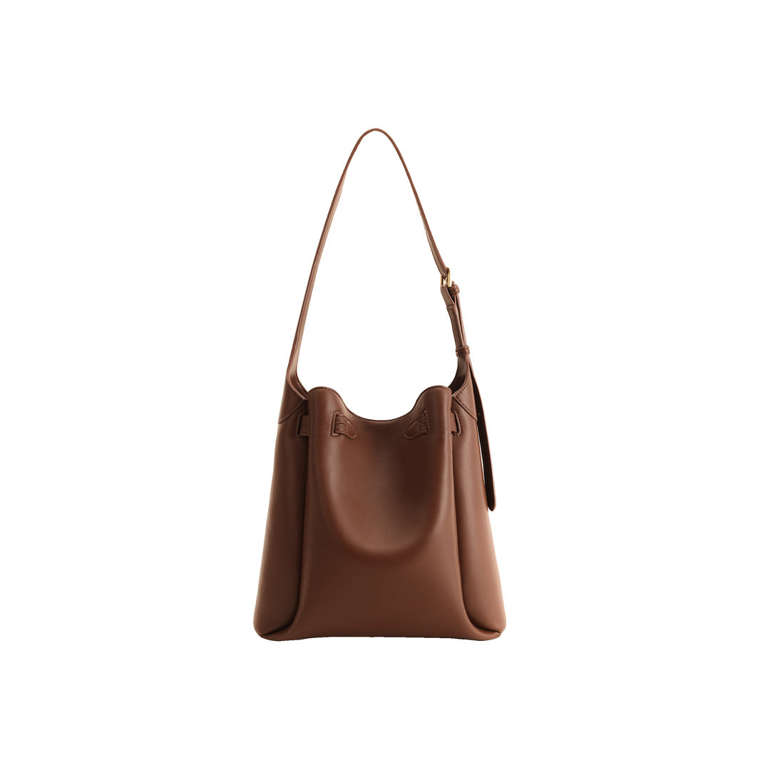 JW PEI Charlene Double Buckle Hobo Bag - Brown