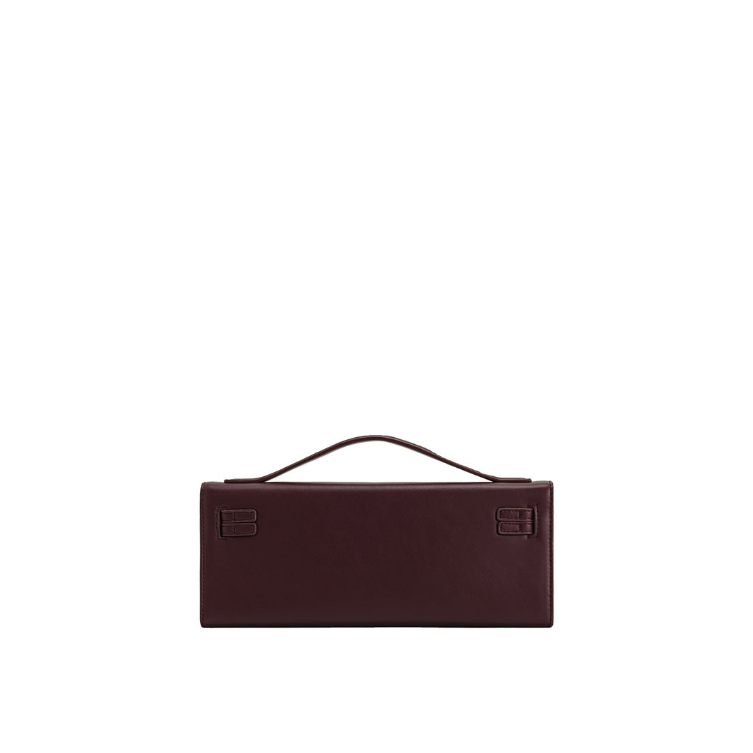 JW PEI Bria Structured Top Handle Bag - Deep Burgundy