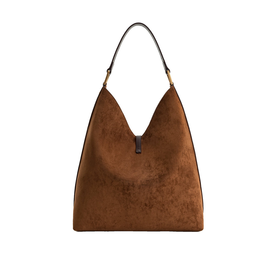 JW PEI Aria Faux Suede Shoulder Bag - Brown