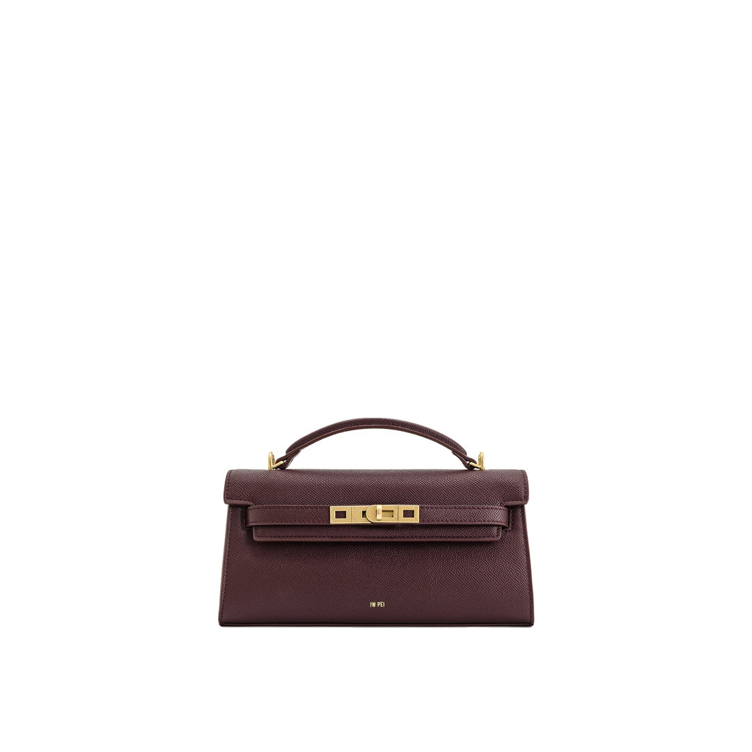 JW PEI Noor Top Handle Bag - Deep Burgundy