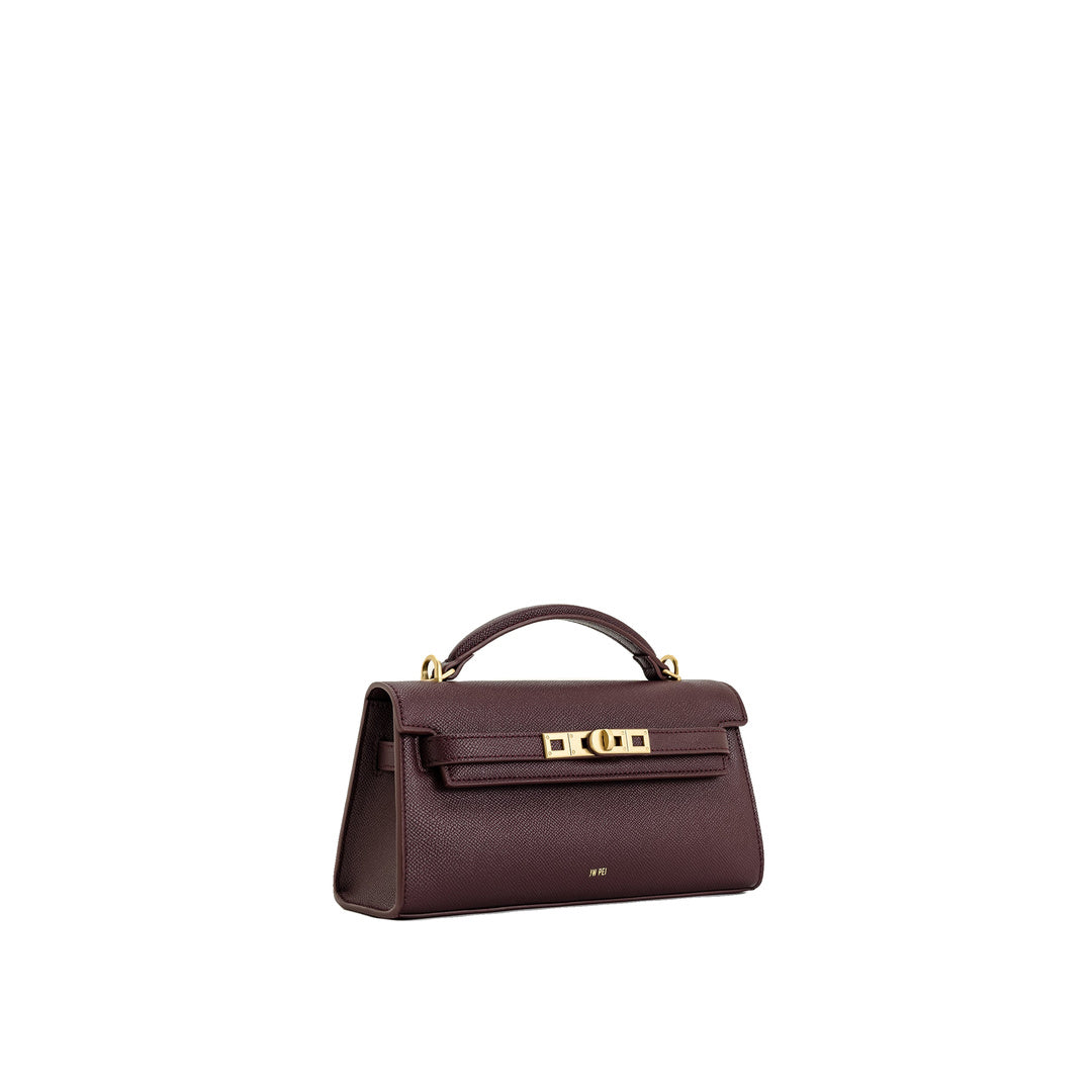JW PEI Noor Top Handle Bag - Deep Burgundy