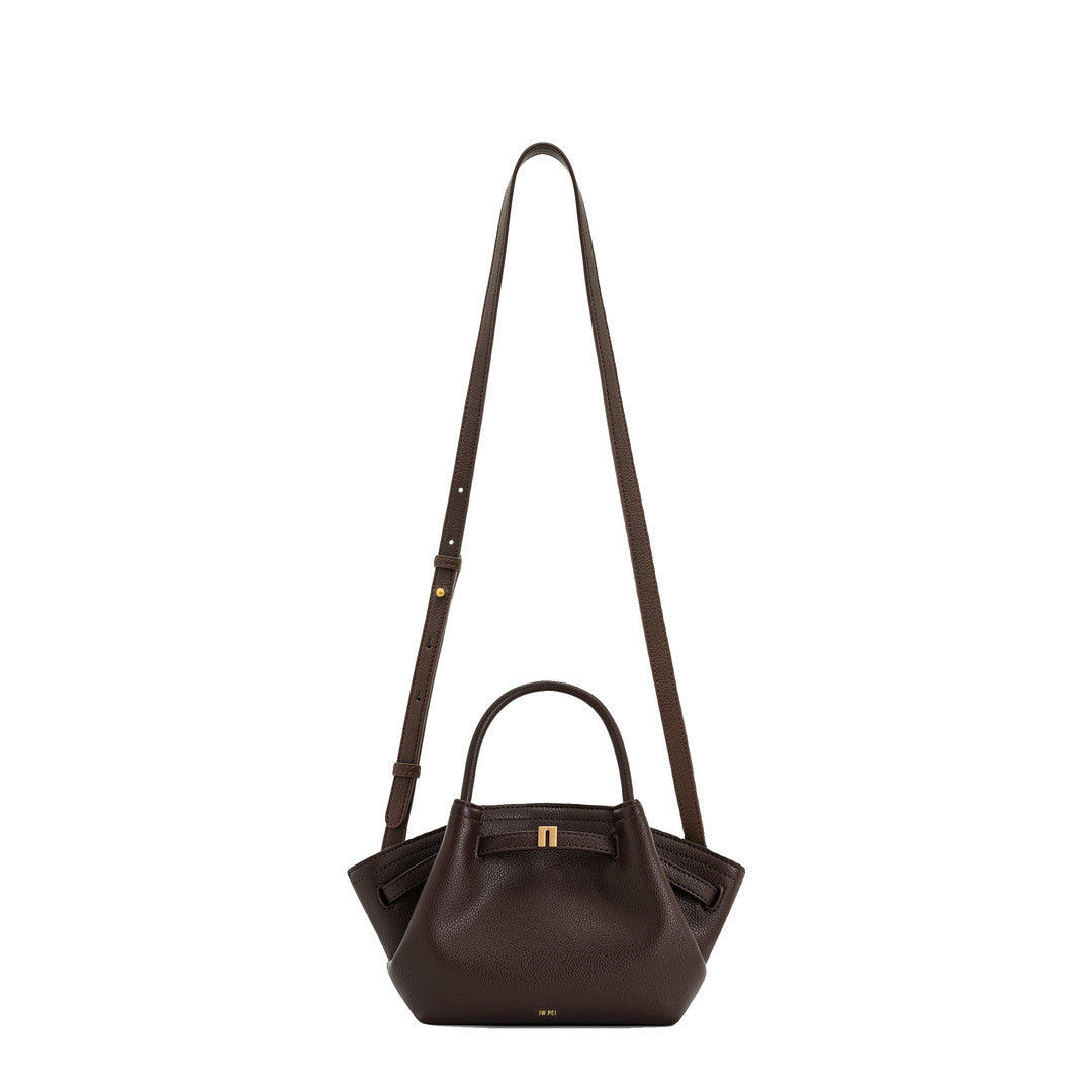 JW PEI Hana Mini Tote Bag - Dark Brown