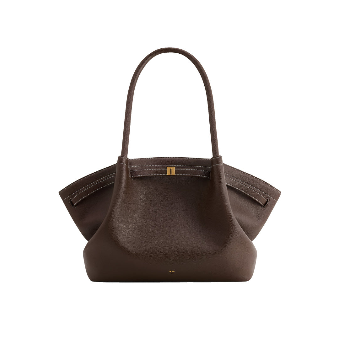 JW PEI Hana Large Tote Bag - Dark Brown