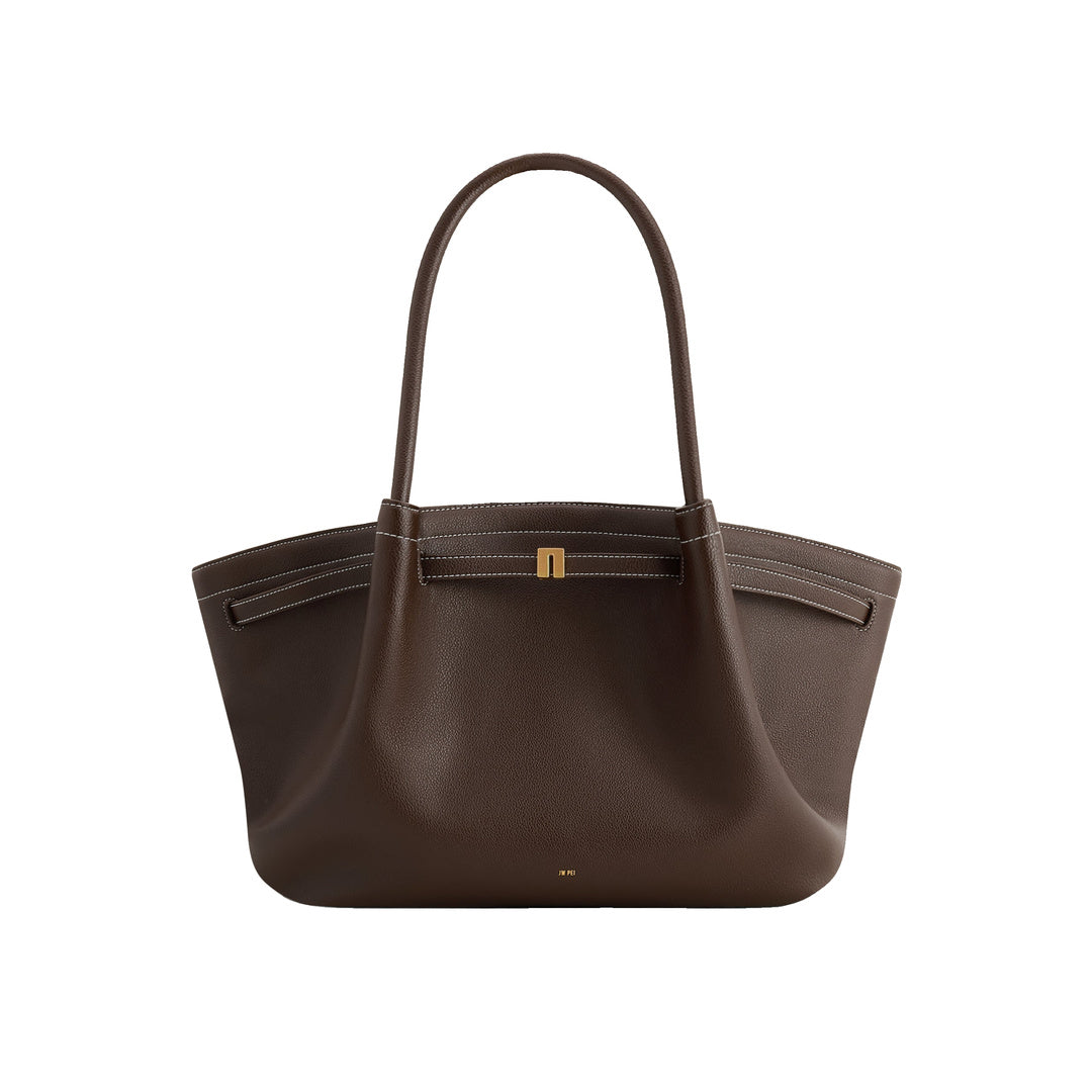 JW PEI Hana Large Tote Bag - Dark Brown