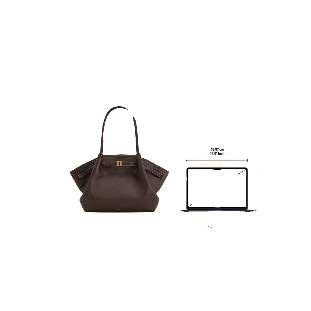 JW PEI Hana Large Tote Bag - Dark Brown