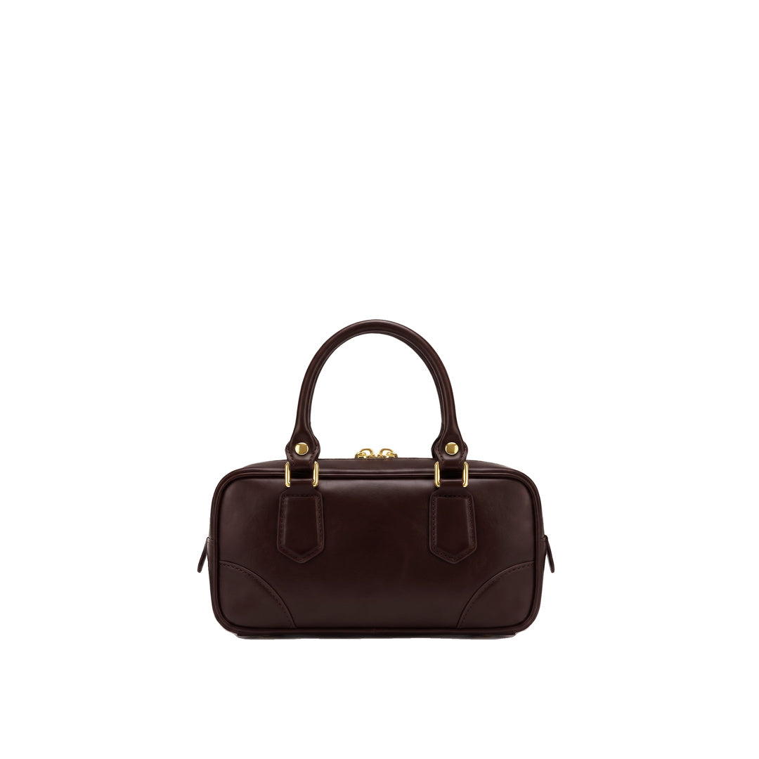JW PEI Odette Boston Top Handle Bag - Dark Brown