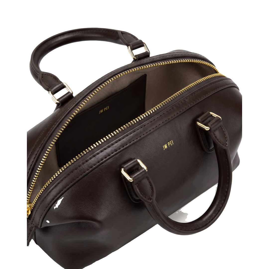JW PEI Arlo Top Handle Bag - Dark Brown