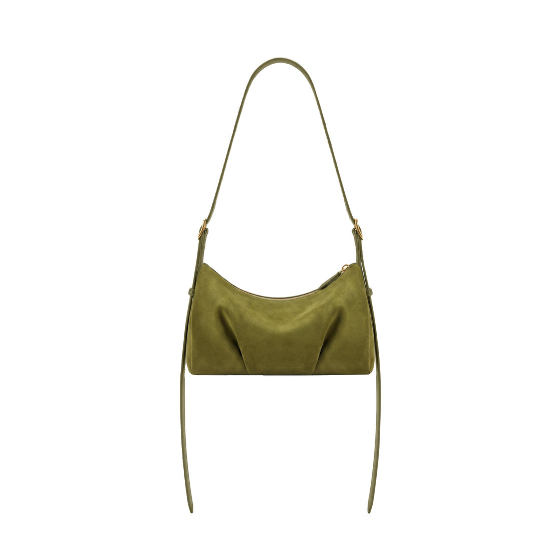 JW PEI Loriette Faux Suede Crossbody Bag - Olive Green