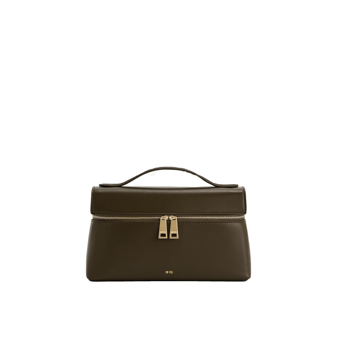 JW PEI Thea Top Handle Bag - Dark Olive