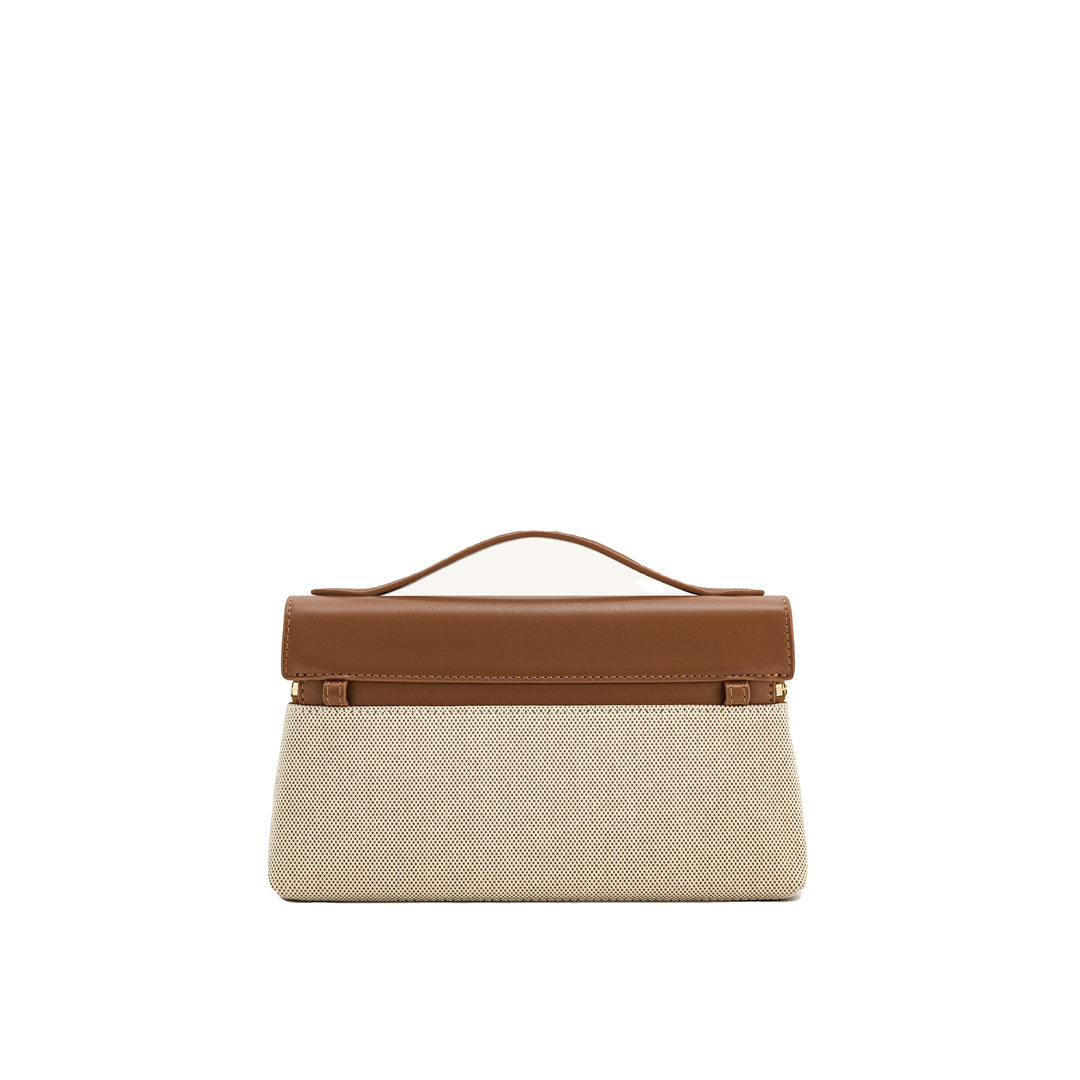 JW PEI Thea Top Handle Bag - Brown Canvas