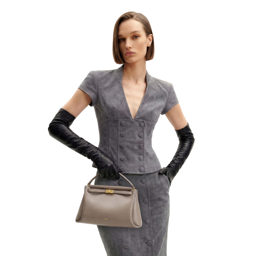 JW PEI Carmen Top Handle Bag - Apricot