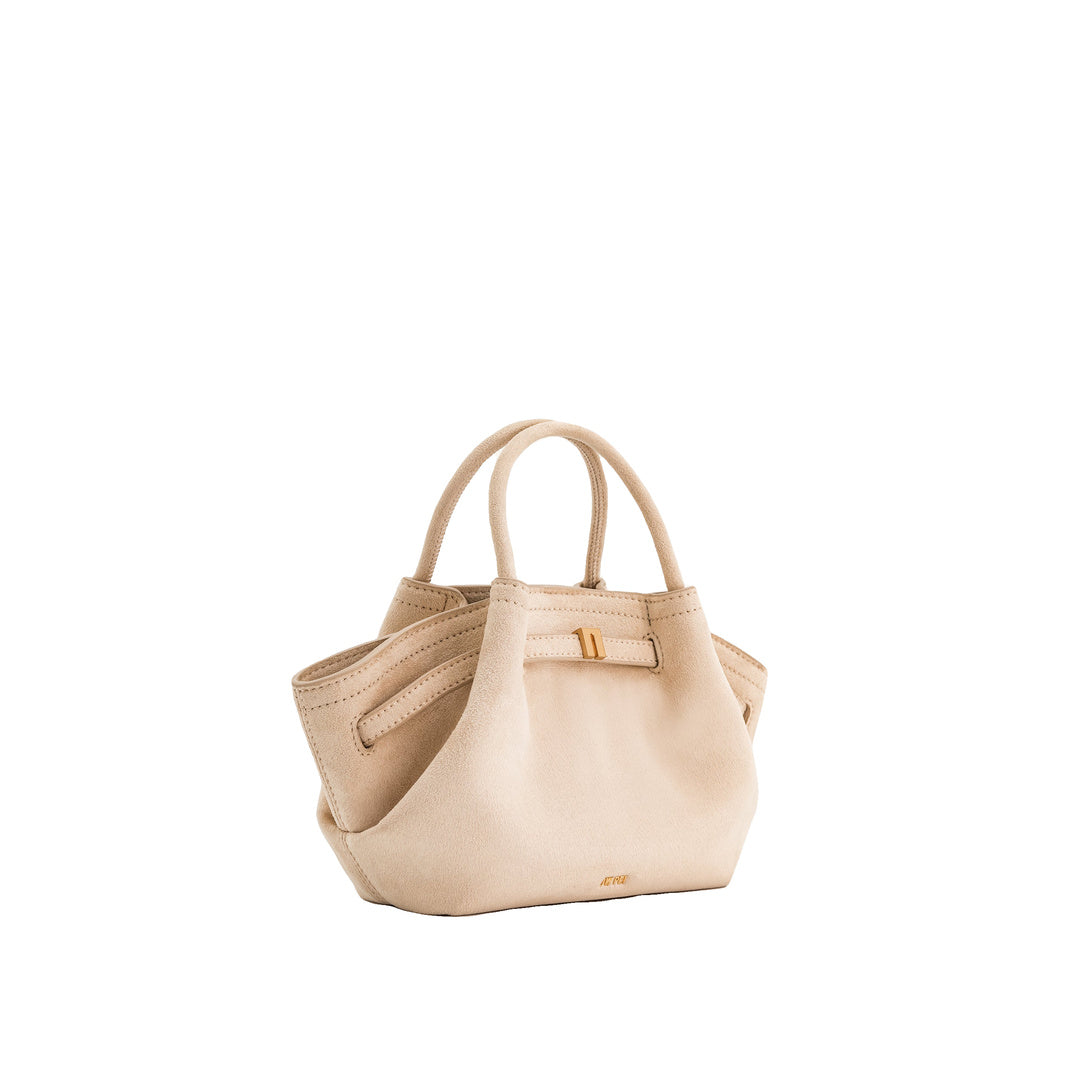 JW PEI Hana Mini Faux Suede Tote Bag - Off White