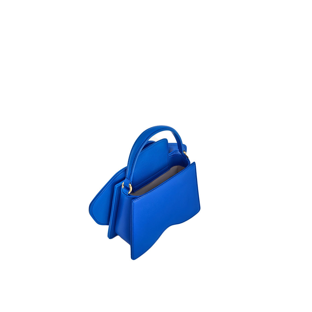 JW PEI Flora Orchid Shaped Top Handle Bag - Blue