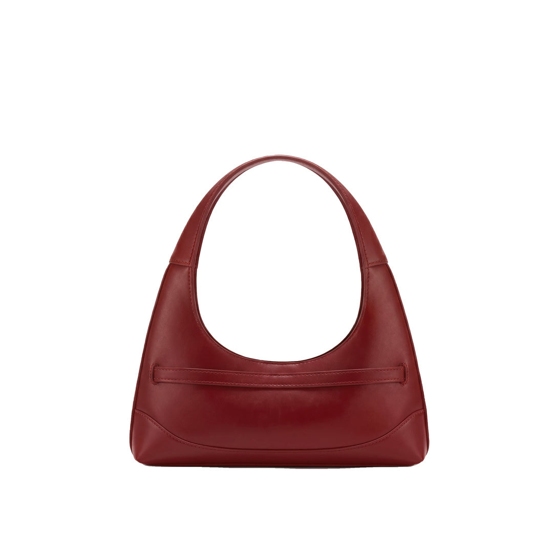 JW PEI Noelle Belted Shoulder Bag - Deep Burgundy