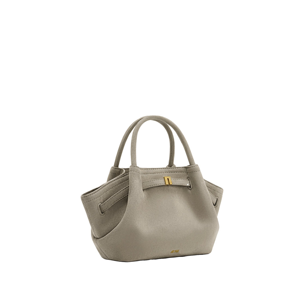 JW PEI Hana Mini Faux Suede Tote Bag - Gray
