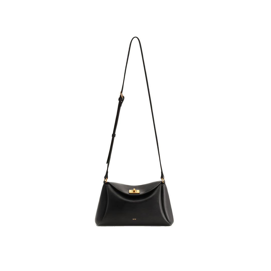 JW PEI Greta Twist-Lock Crossbody Bag - Black