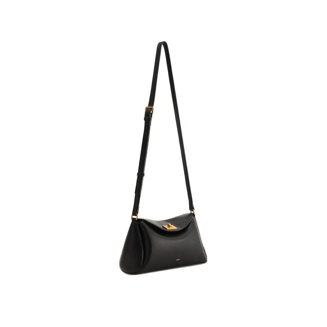 JW PEI Greta Twist-Lock Crossbody Bag - Black