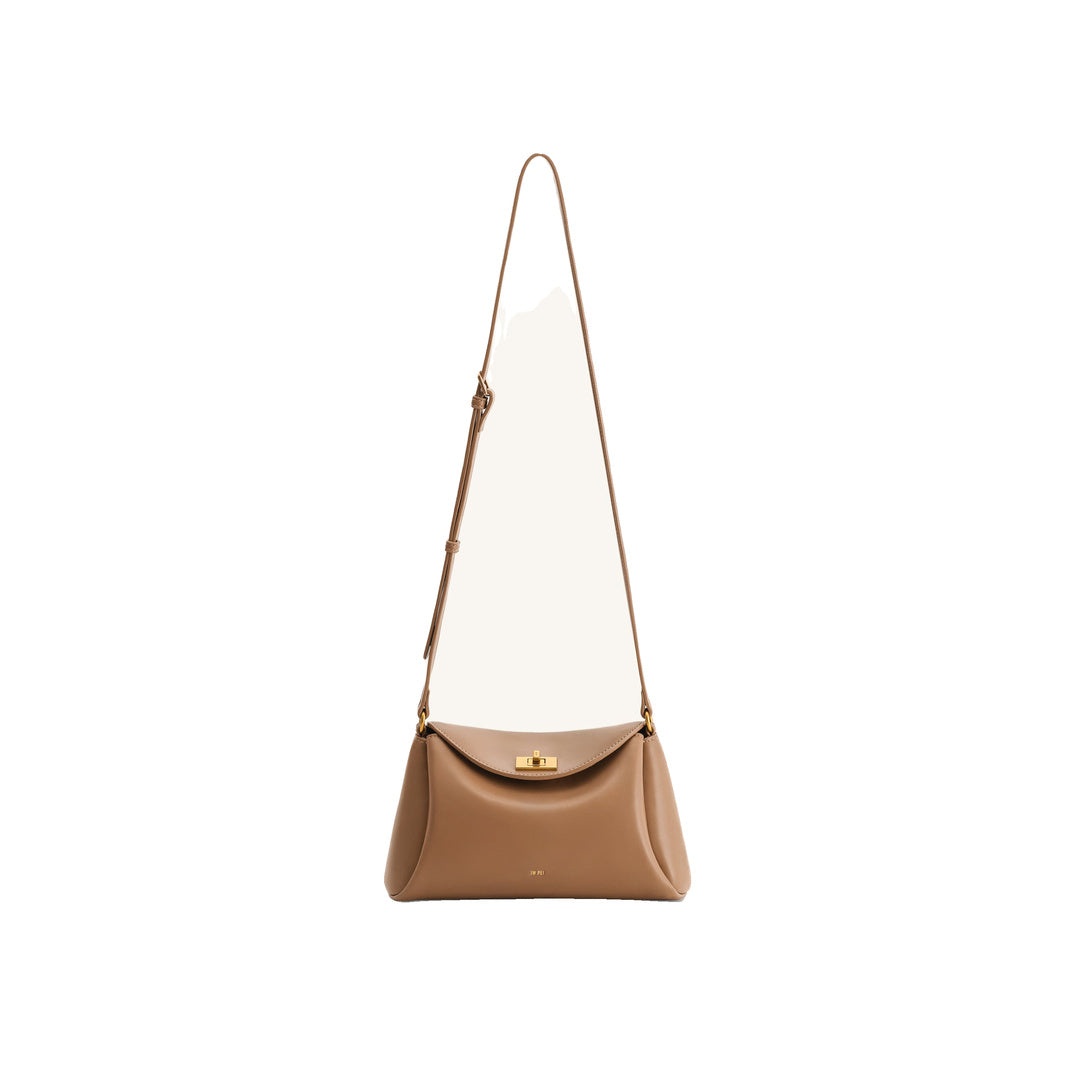 JW PEI Greta Twist-Lock Crossbody Bag - Brown