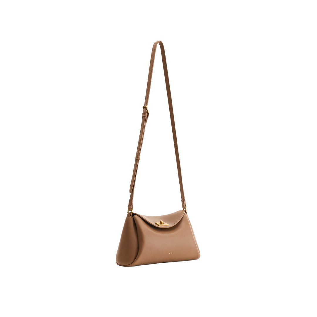 JW PEI Greta Twist-Lock Crossbody Bag - Brown