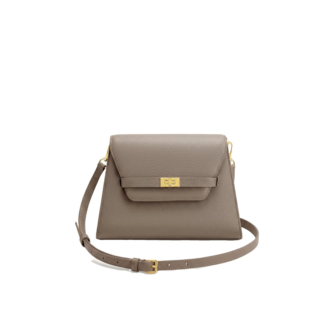 JW PEI Piper Pebbled Crossbody Bag - Taupe