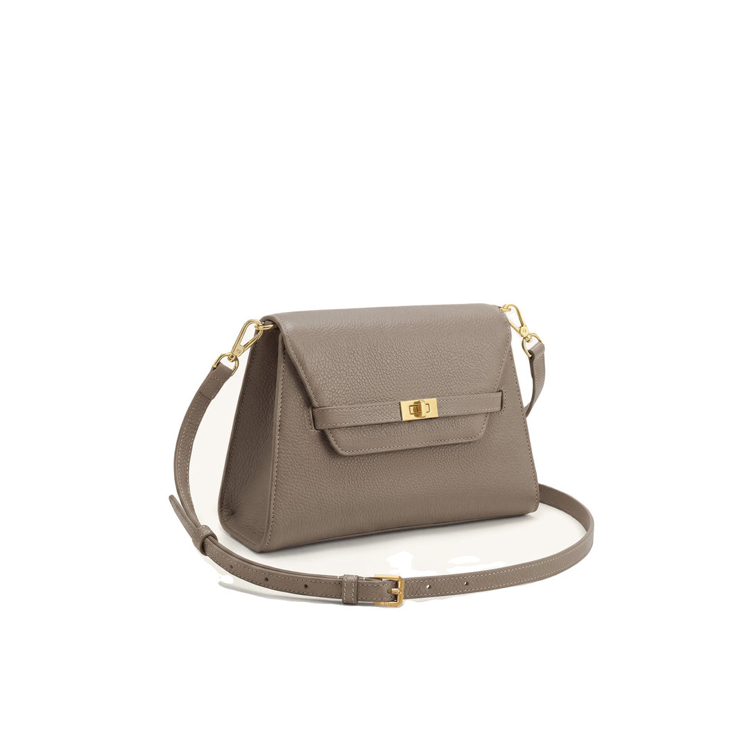 JW PEI Piper Pebbled Crossbody Bag - Taupe