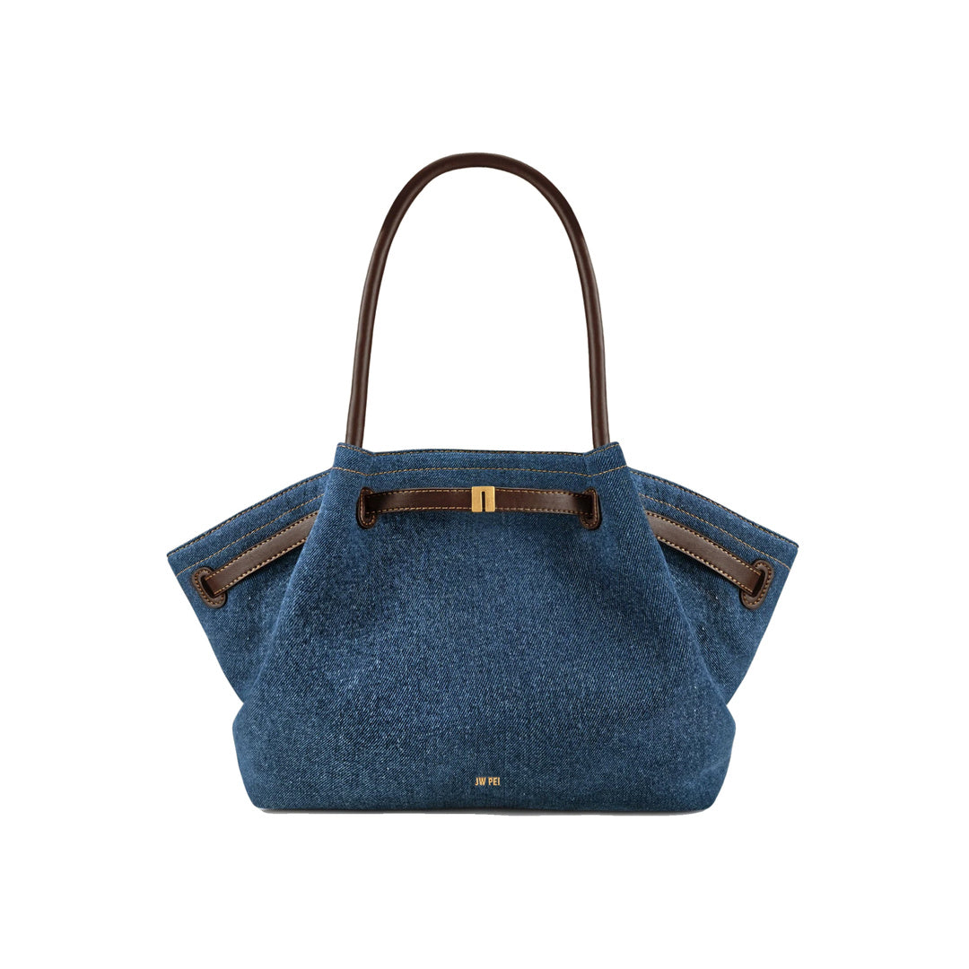 JW PEI Hana Large Tote Bag - Dark Blue Denim