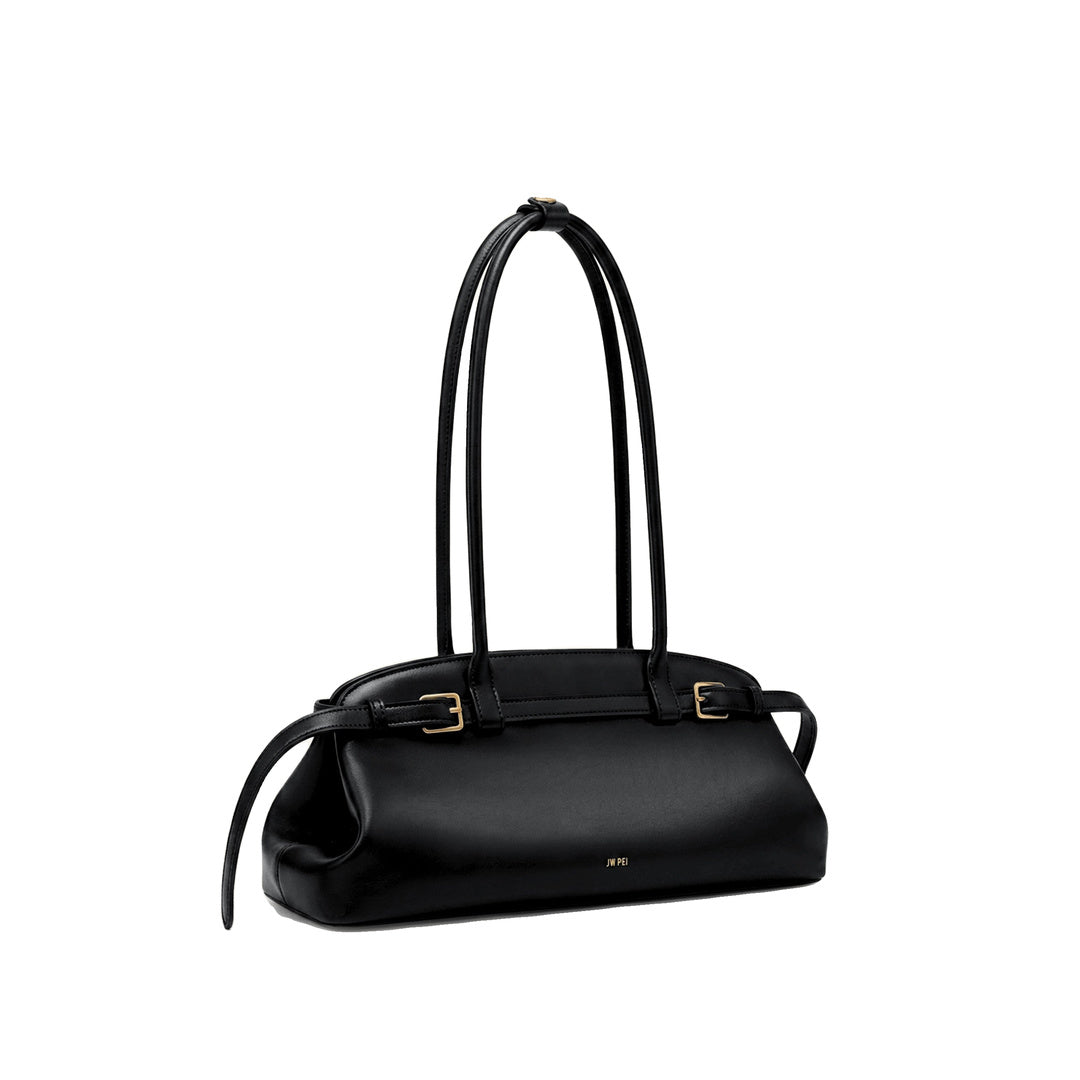 JW PEI Arden Belt Detail East-West Shoulder Bag - Black