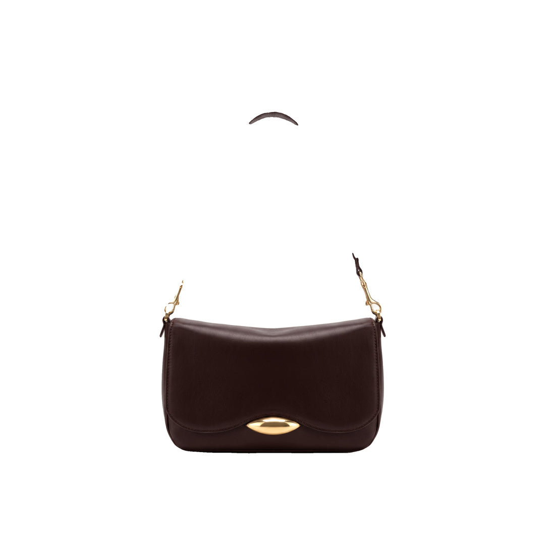 JW PEI Sofia Classic Flap Shoulder Bag - Dark Brown
