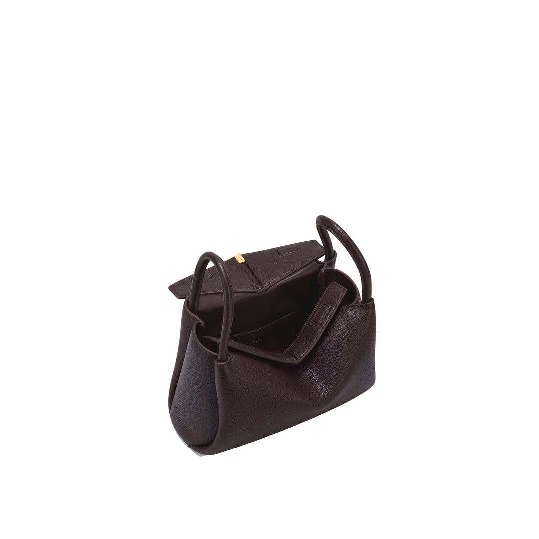 JW PEI Maelle Dachshund Charm Double Handle Bag - Dark Brown