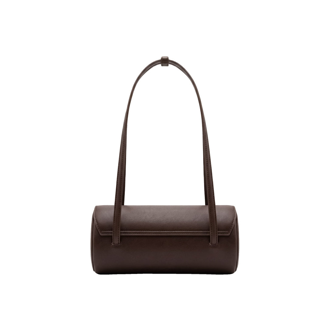 JW PEI Solenne Barrel Shoulder Bag - Dark Brown