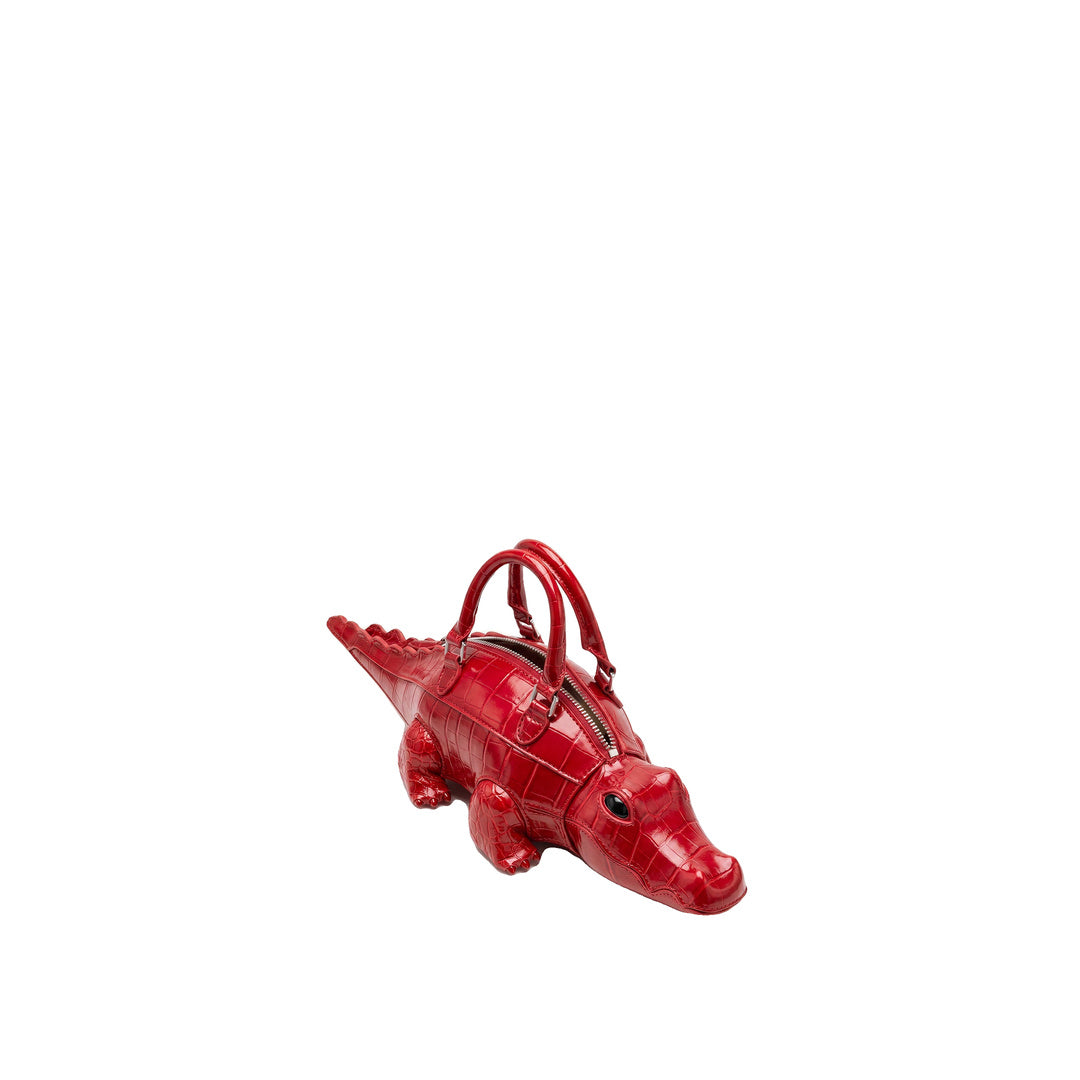 JW PEI Jayden Crocodile Novelty Handbag - Red