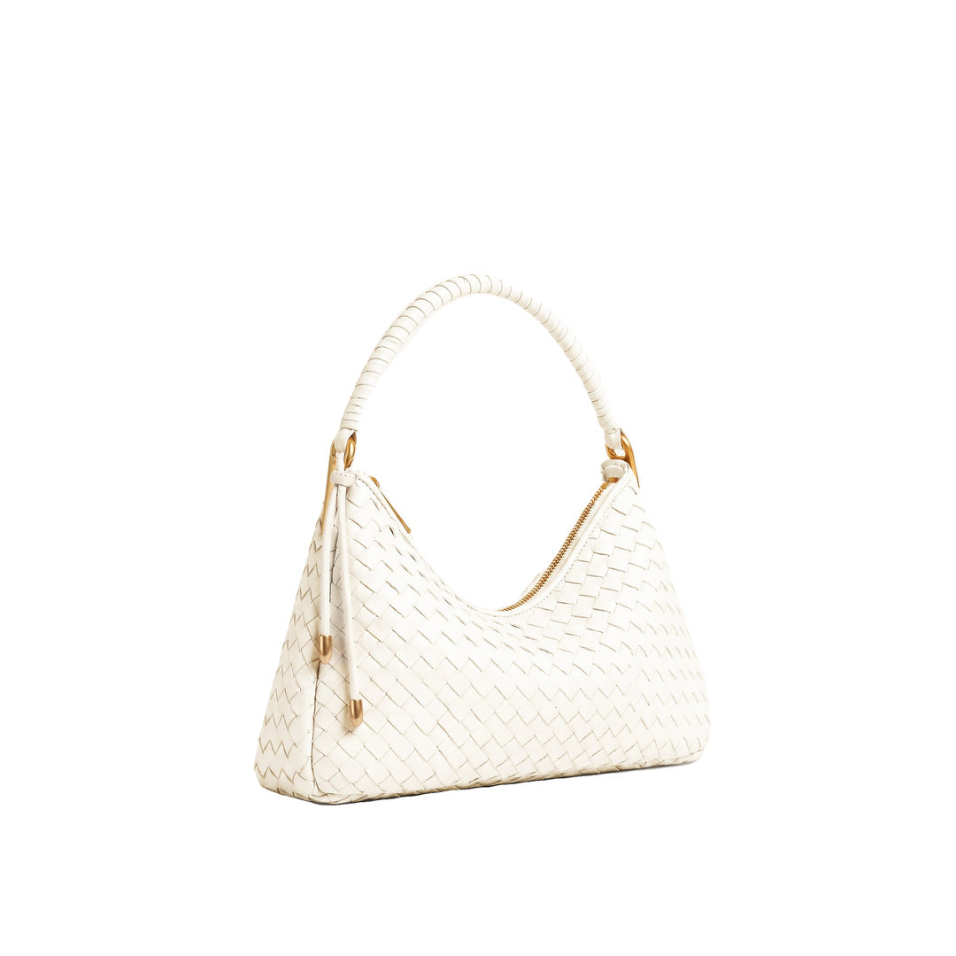 JW PEI Lorena Woven Shoulder Bag - Ivory