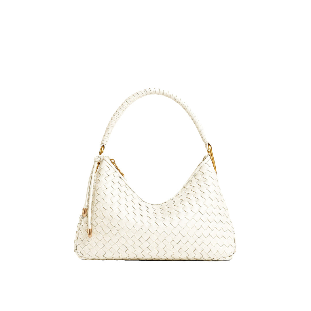 JW PEI Lorena Woven Shoulder Bag - Ivory