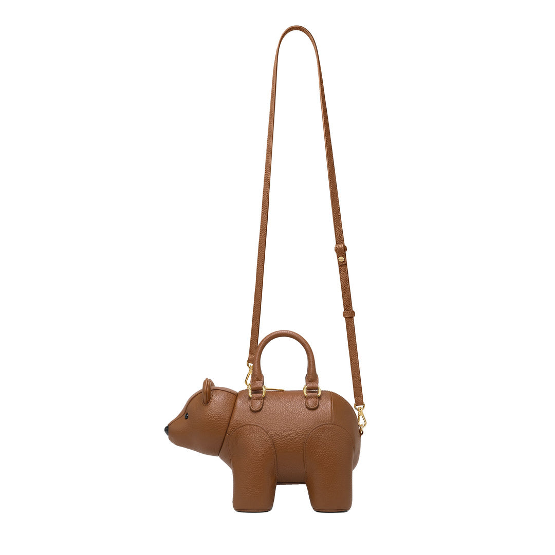 JW PEI Bernie Bear Top Handle Bag - Brown