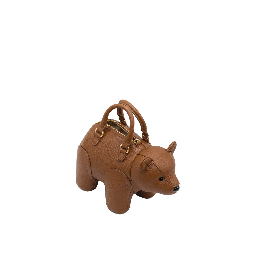 JW PEI Bernie Bear Top Handle Bag - Brown