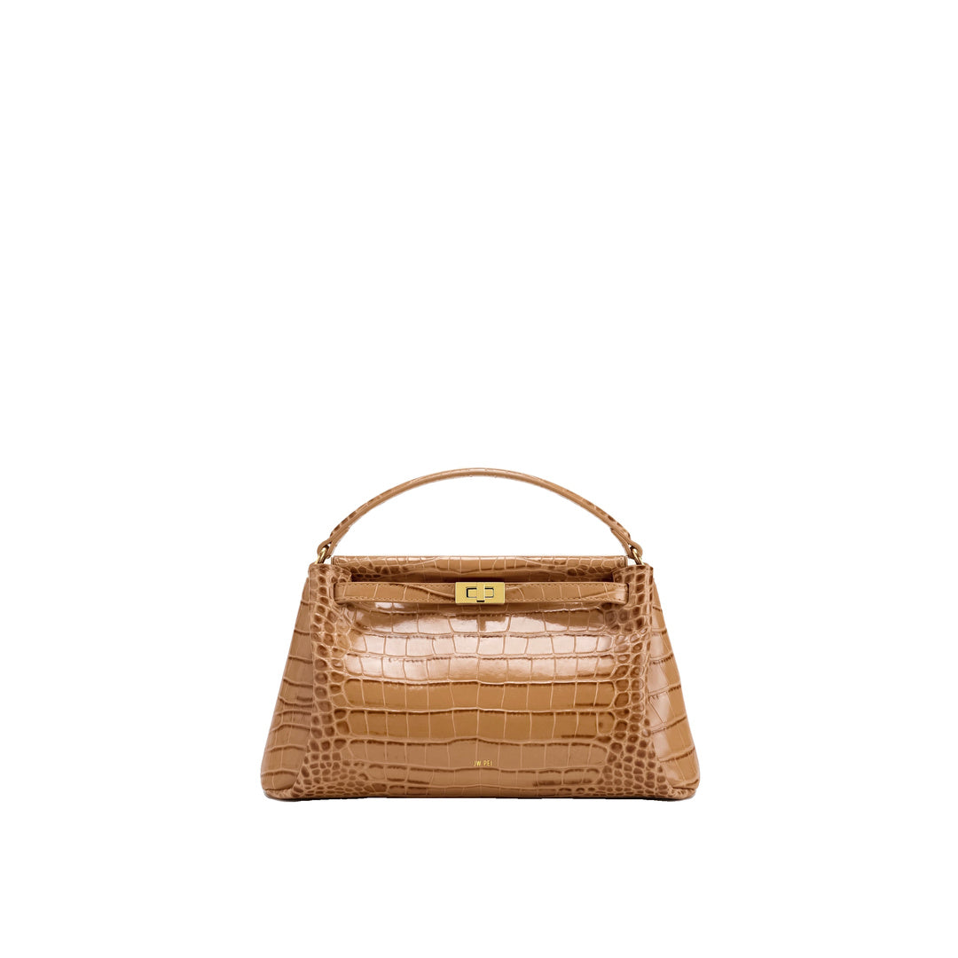 JW PEI Carmen Top Handle Bag - Khaki Croc