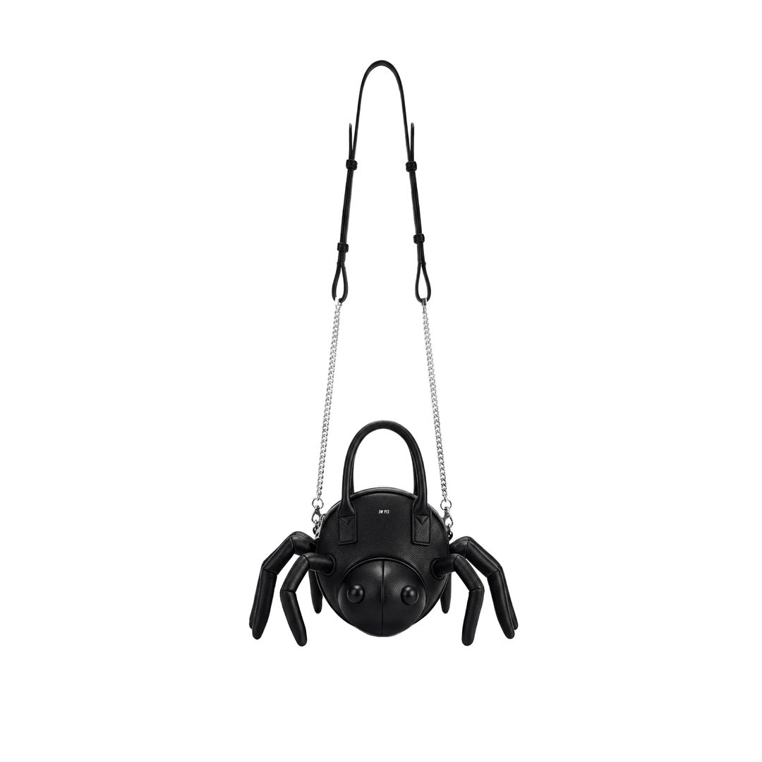 JW PEI Siena Spider Shaped Top Handle Bag - Black