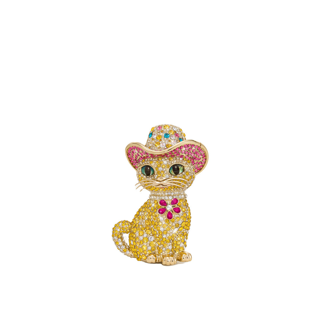 JW PEI Glamorous Cat Clutch - Multicolor Gold