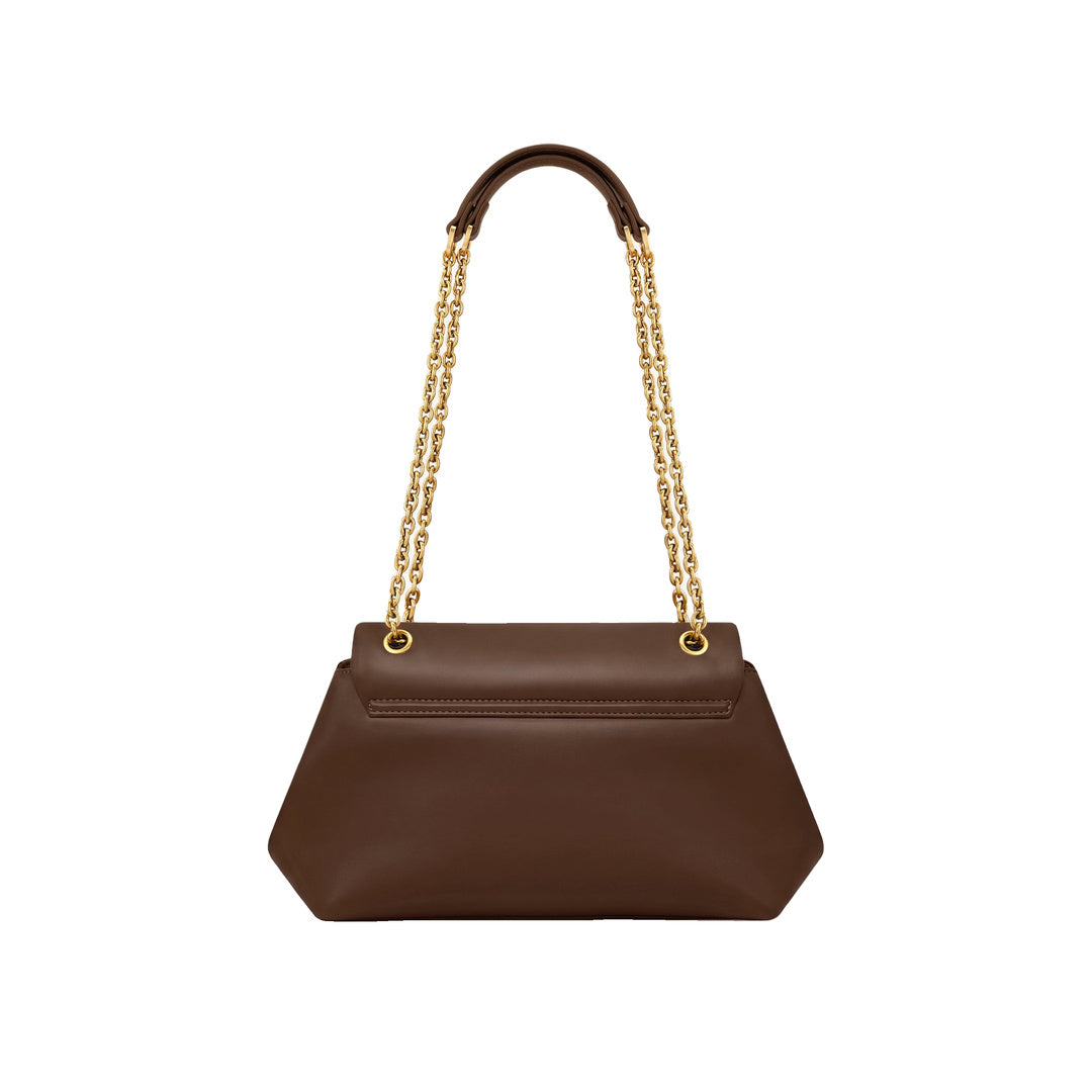 JW PEI Valerie Chain Flap Shoulder Bag - Dark Brown