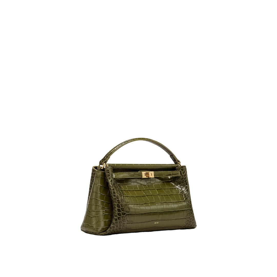JW PEI Carmen Top Handle Bag - Green Croc
