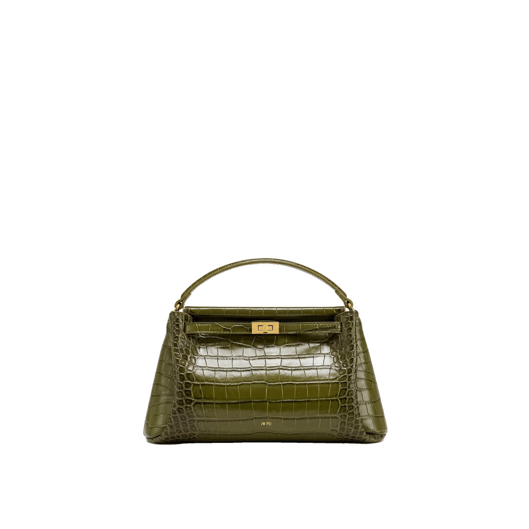 JW PEI Carmen Top Handle Bag - Green Croc