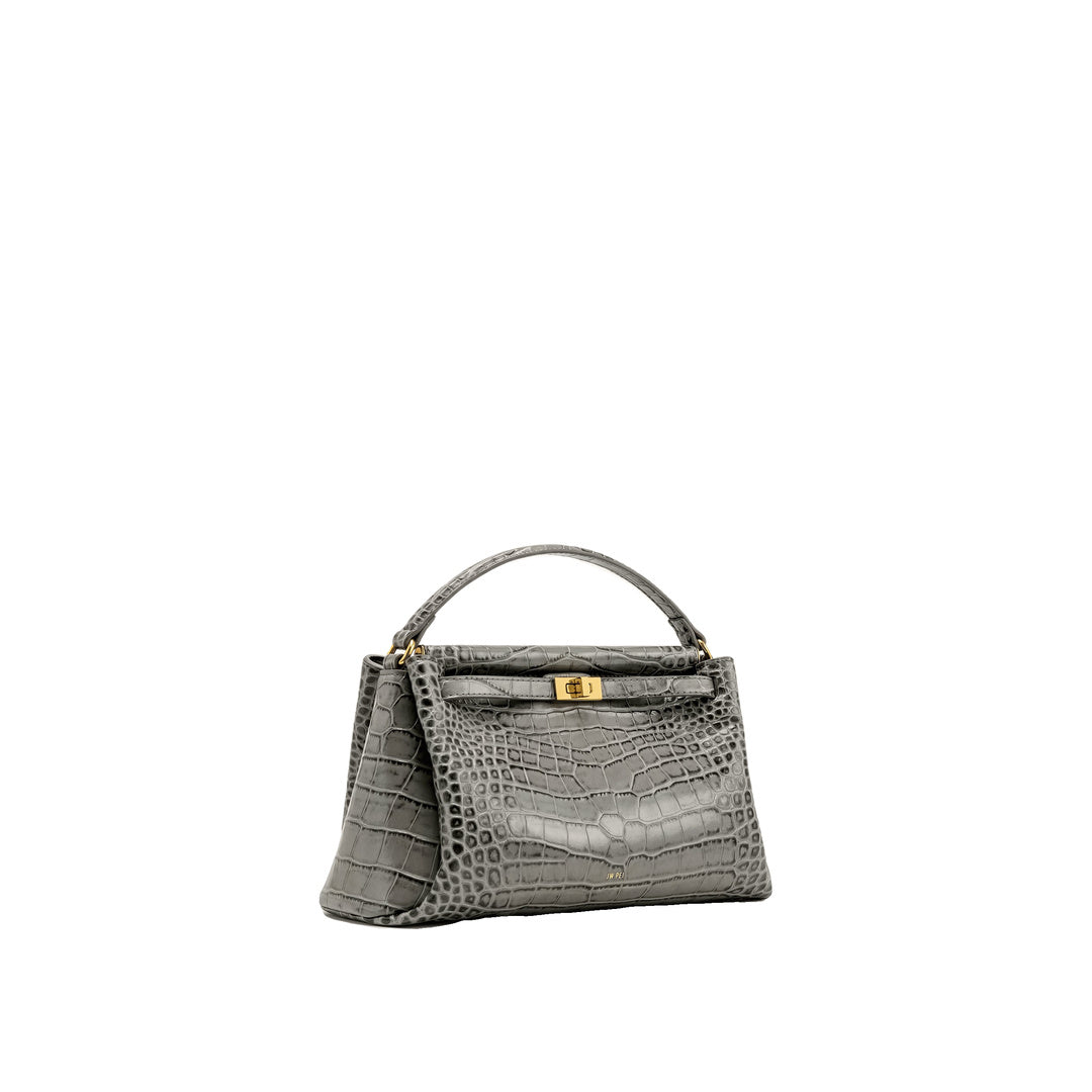 JW PEI Carmen Top Handle Bag - Grey Croc